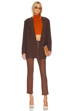 Long Sleeve Crop Turtleneck Sweater Caramel 9 Long Sleeve Crop Turtleneck Sweater Caramel -Fashion Women's Clothing Store JOOR WK37 V4