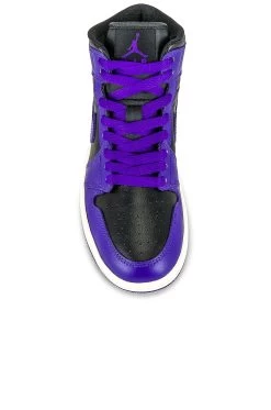 Air Jordan 1 Mid Sneaker Black, Dark Concord, & Sail 11 Air Jordan 1 Mid Sneaker Black, Dark Concord, & Sail -Fashion Women's Clothing Store JRDN WZ212 V4