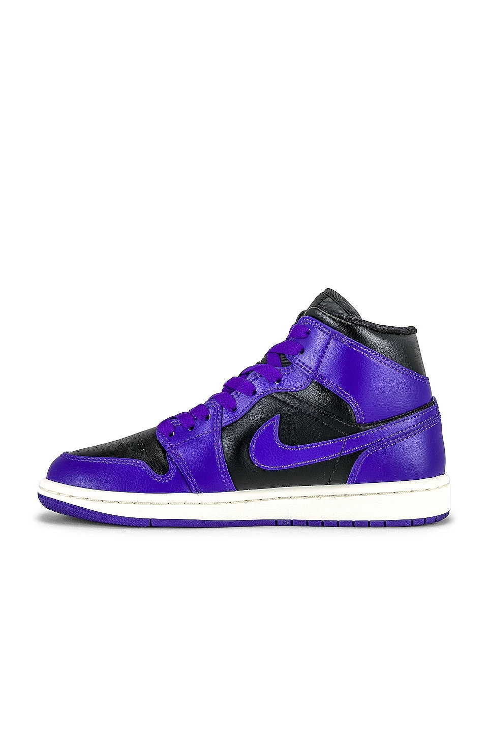 Air Jordan 1 Mid Sneaker Black, Dark Concord, & Sail 7 Air Jordan 1 Mid Sneaker Black, Dark Concord, & Sail - Image 5