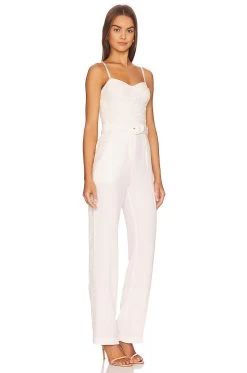 Zaid Jumpsuit Ivory Multi -Fashion Women's Clothing Store JSKI WC16 V3