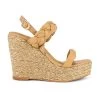 Kendari Chunky Braided Wedge Sand 2 Kendari Chunky Braided Wedge Sand -Fashion Women's Clothing Store KAAR WZ169 V1