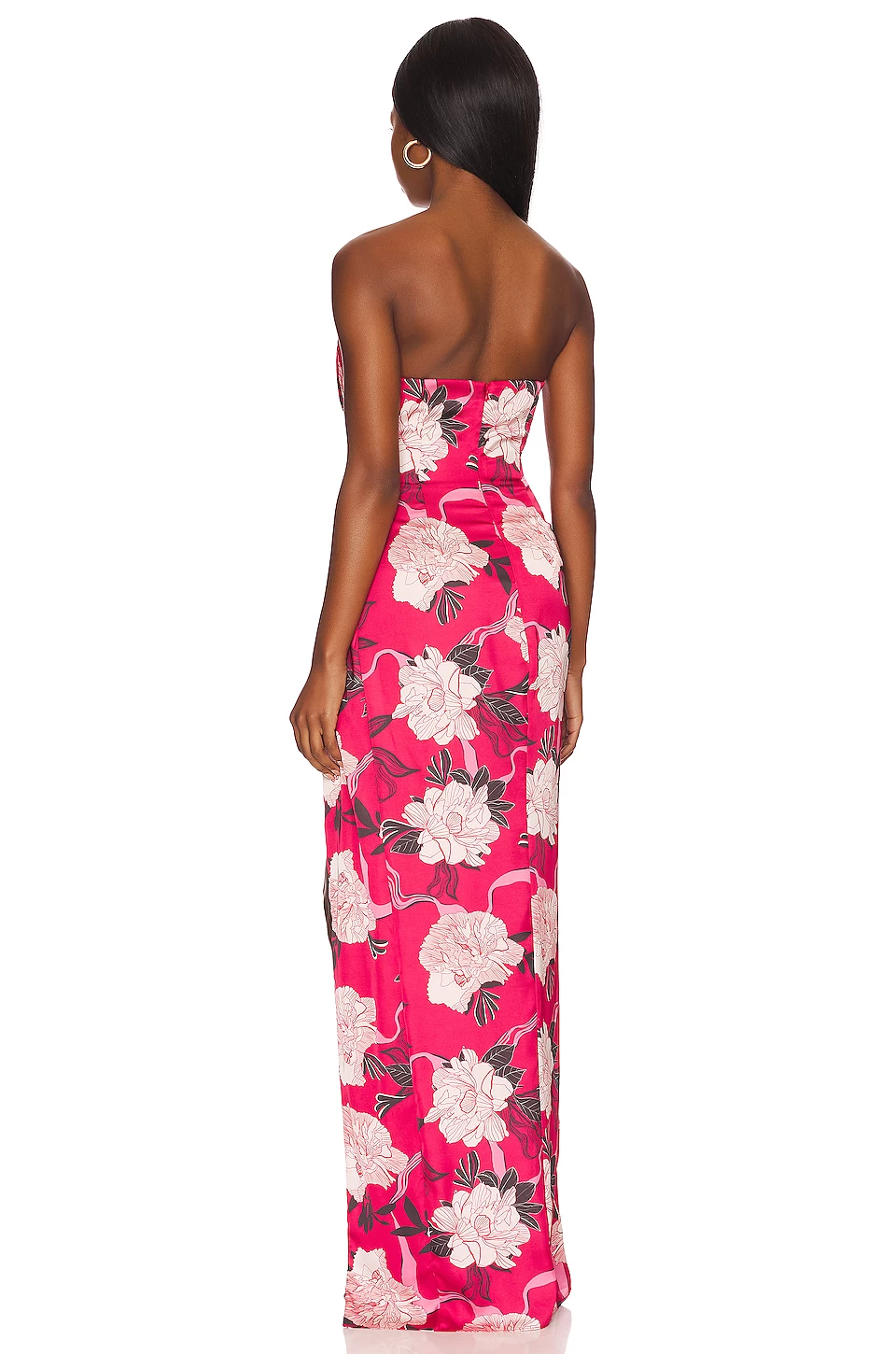 Finn Gown Brick Floral 5 Finn Gown Brick Floral - Image 3