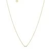 Juliette Pendant Necklace Gold, White, & Crystal 2 Juliette Pendant Necklace Gold, White, & Crystal -Fashion Women's Clothing Store KEST WL451 V1