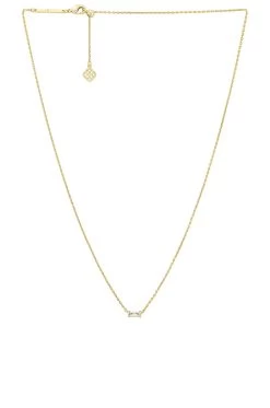 Juliette Pendant Necklace Gold, White, & Crystal