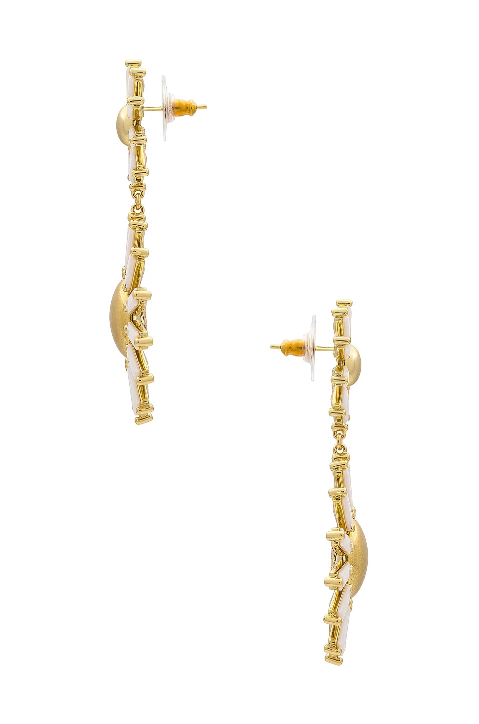 Madison Daisy Earring White Opaque 4 Madison Daisy Earring White Opaque - Image 2