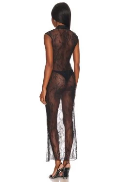 Dragon Lace Gown Black -Fashion Women's Clothing Store KIMR WD42 V3