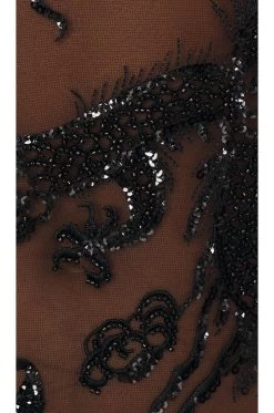 Dragon Lace Gown Black -Fashion Women's Clothing Store KIMR WD42 V4