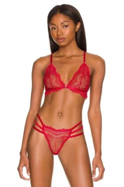 Vienna Bralette Red