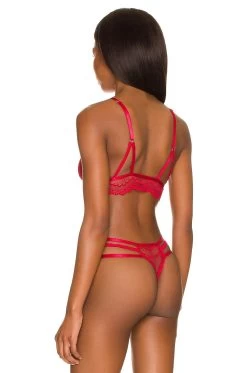 Vienna Bralette Red -Fashion Women's Clothing Store KTHE WI110 V3