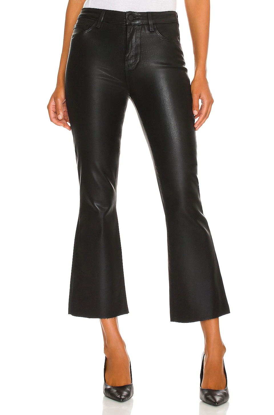 Kendra High Rise Crop Flare Java Coated 7 Kendra High Rise Crop Flare Java Coated - Image 5