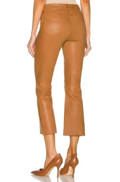 Kendra High Rise Crop Flare Java Coated 11 Kendra High Rise Crop Flare Java Coated -Fashion Women's Clothing Store LAGR WJ155 V3