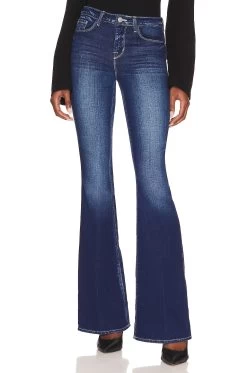 Bell High Rise Flare Jean Dawson 16 Bell High Rise Flare Jean Dawson -Fashion Women's Clothing Store LAGR WJ202 V1