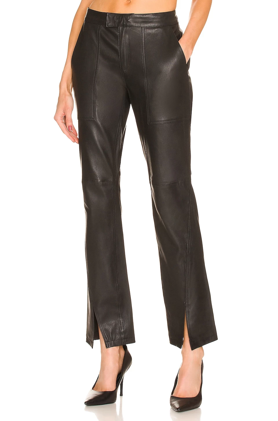 Maddie Leather Pant Black 3 Maddie Leather Pant Black