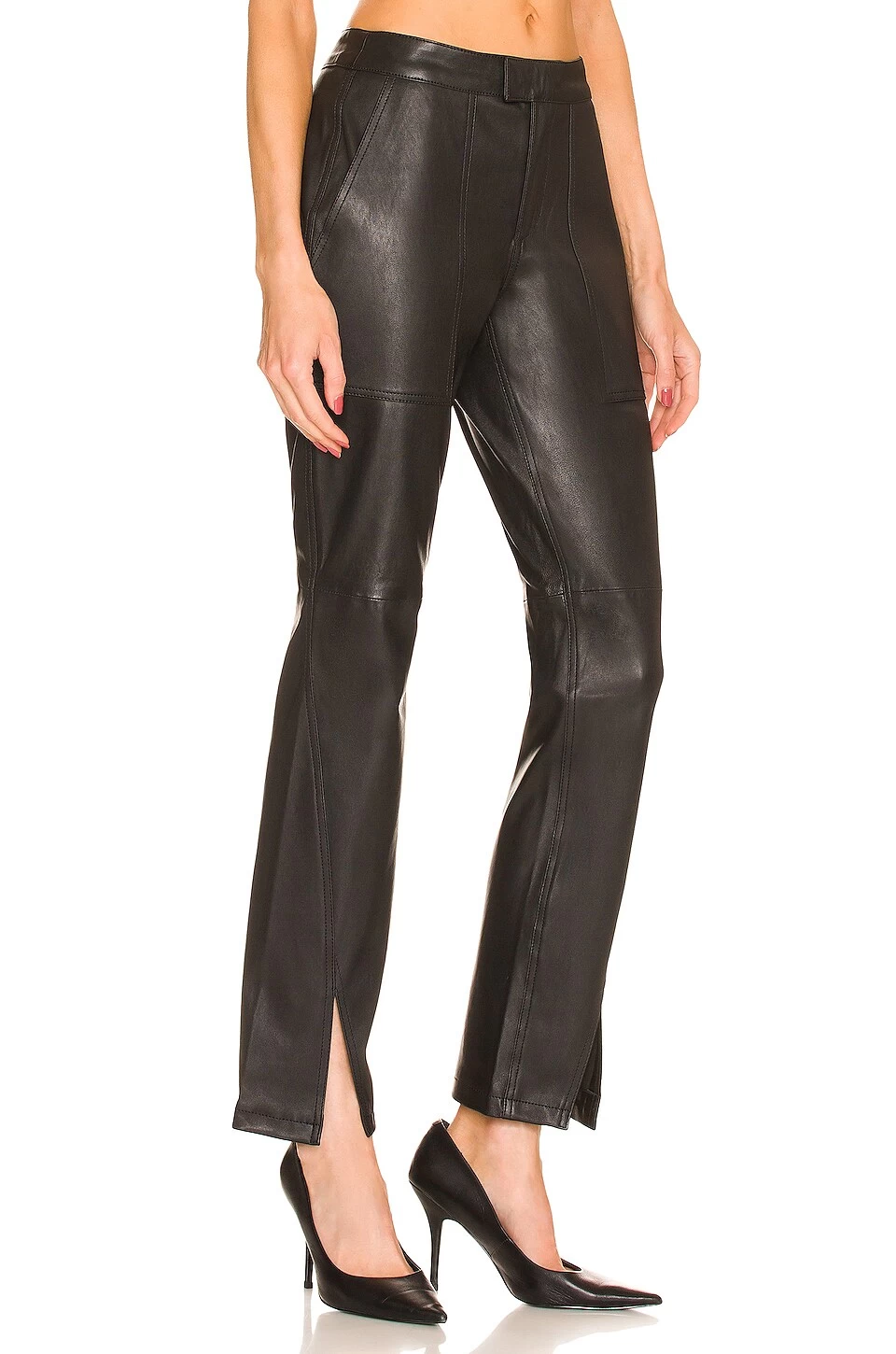 Maddie Leather Pant Black 4 Maddie Leather Pant Black - Image 2