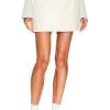 The Leather Mini Skirt Bone 2 The Leather Mini Skirt Bone -Fashion Women's Clothing Store LCDE WQ96 V1