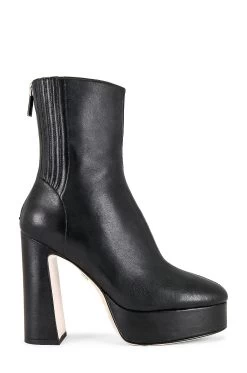 Lola Cruz Leste Bootie Black