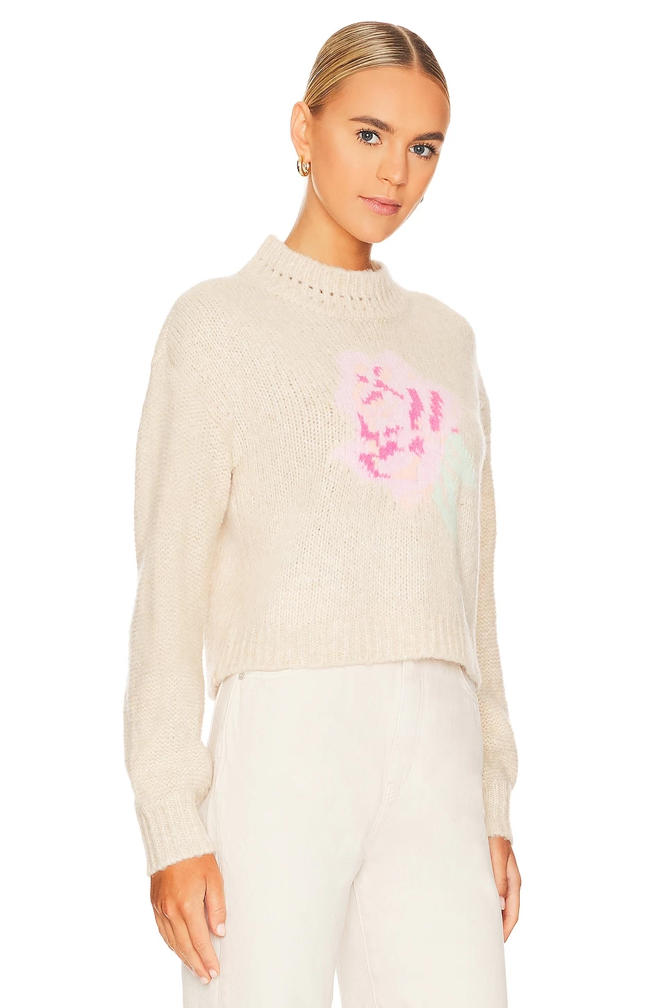 LoveShackFancy Roosevelt Pullover Wheatfield 4 LoveShackFancy Roosevelt Pullover Wheatfield - Image 2