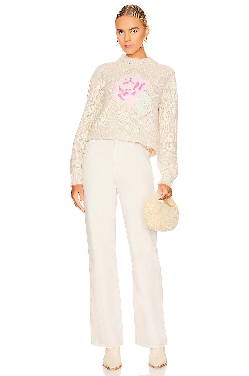 LoveShackFancy Roosevelt Pullover Wheatfield 6 LoveShackFancy Roosevelt Pullover Wheatfield - Image 4