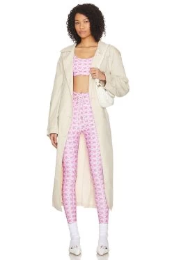 LoveShackFancy Postiana Lace Up Legging Rose Patch -Fashion Women's Clothing Store LESH WP44 V4