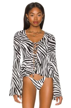 The Kova Top Black & White Zebra