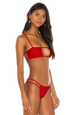 Liz Top Red -Fashion Women's Clothing Store LEWA WX291 V2