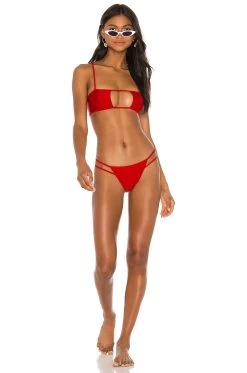 Liz Top Red -Fashion Women's Clothing Store LEWA WX291 V4