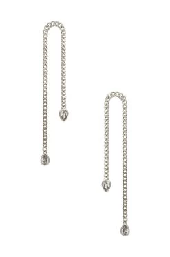 Lillian Waterfall Earrings Silver