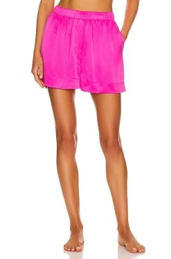Washable Silk Boxer Caffeinated Pink