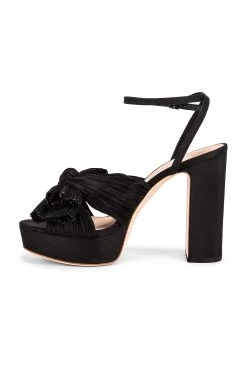 Loeffler Randall Natalia Pleated Knot Platform Black 13 Loeffler Randall Natalia Pleated Knot Platform Black -Fashion Women's Clothing Store LOEF WZ375 V5
