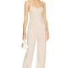 Cinzia Jumpsuit Beige Neutral -Fashion Women's Clothing Store LOVF WC308 V1