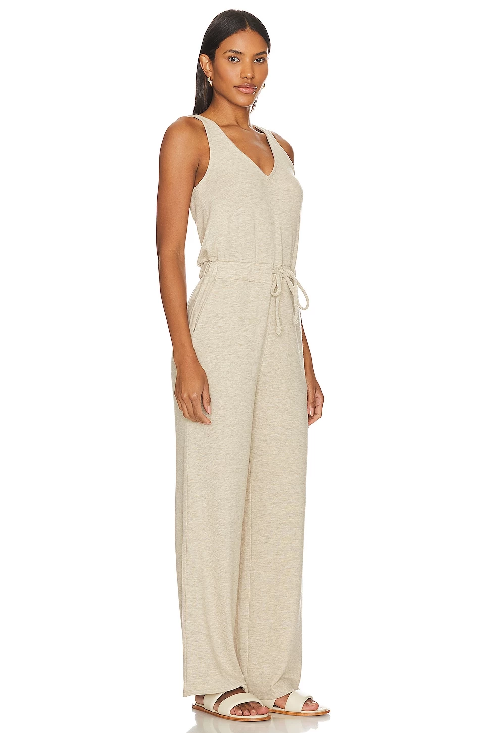 Rylie Jumpsuit Oatmeal 4 Rylie Jumpsuit Oatmeal - Image 2