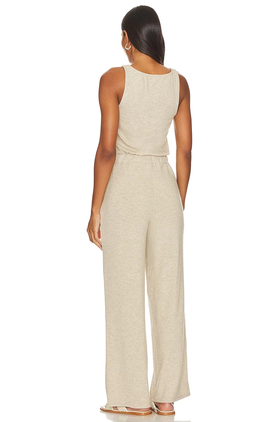 Rylie Jumpsuit Oatmeal 5 Rylie Jumpsuit Oatmeal - Image 3