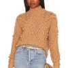 Daybreak Sweater Camel 1 Daybreak Sweater Camel -Fashion Women's Clothing Store LOVF WK1140 V1