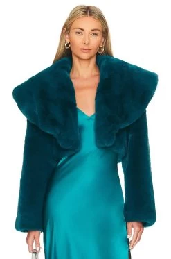 Mayfair Cropped Jacket Dark Teal