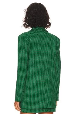 Avery Blazer Green & Black -Fashion Women's Clothing Store LOVF WO475 V4