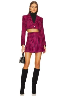 Nadja Skirt Black & Pink 9 Nadja Skirt Black & Pink -Fashion Women's Clothing Store LOVF WQ681 V4