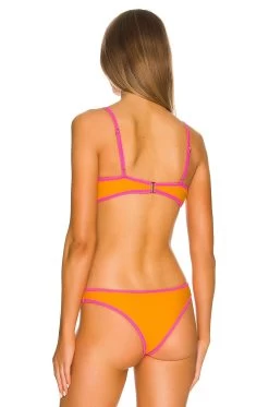 In Charge Top Tangerine & Pink -Fashion Women's Clothing Store LOVF WX1009 V3