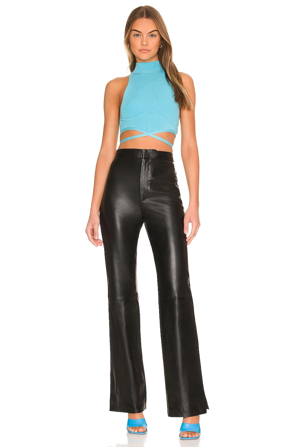 Lucia Leather Pant Black 6 Lucia Leather Pant Black - Image 4