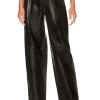 Amalia Leather Pant Black 1 Amalia Leather Pant Black -Fashion Women's Clothing Store LPAR WP211 V1