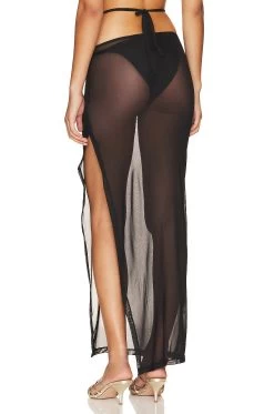 Livia Maxi Skirt Black -Fashion Women's Clothing Store LPAR WQ145 V4