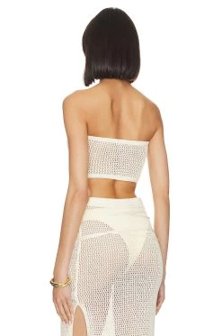 Soline Tube Top Ivory -Fashion Women's Clothing Store LPAR WS644 V3