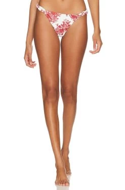 Zella Bottom Red & Cream Floral