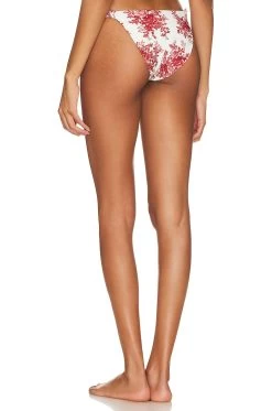 Zella Bottom Red & Cream Floral 8 Zella Bottom Red & Cream Floral -Fashion Women's Clothing Store LPAR WX222 V3
