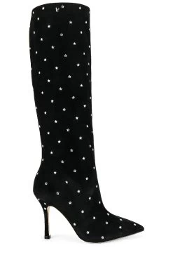 Kate Boot Black & Star Silver
