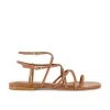 Naomi Flat Sandal Caramel -Fashion Women's Clothing Store LROU WZ160 V1