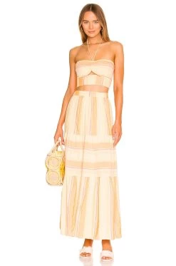 Blue Skies Tube Top Cozumel Stripe -Fashion Women's Clothing Store LSPA WS47 V4