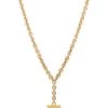 Luv AJ X Sivan Ayla Copacabana Pendant Necklace Gold 1 Luv AJ X Sivan Ayla Copacabana Pendant Necklace Gold -Fashion Women's Clothing Store LUVA WL722 V1