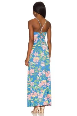 Maaji Zandra Maxi Dress Star Flower 7 Maaji Zandra Maxi Dress Star Flower -Fashion Women's Clothing Store MAAJ WD89 V3