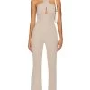 Leticia Jumpsuit Beige -Fashion Women's Clothing Store MALR WC85 V1
