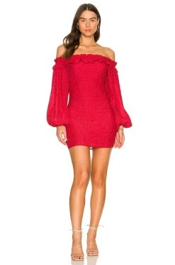 ROBE COURTE SADIE Red